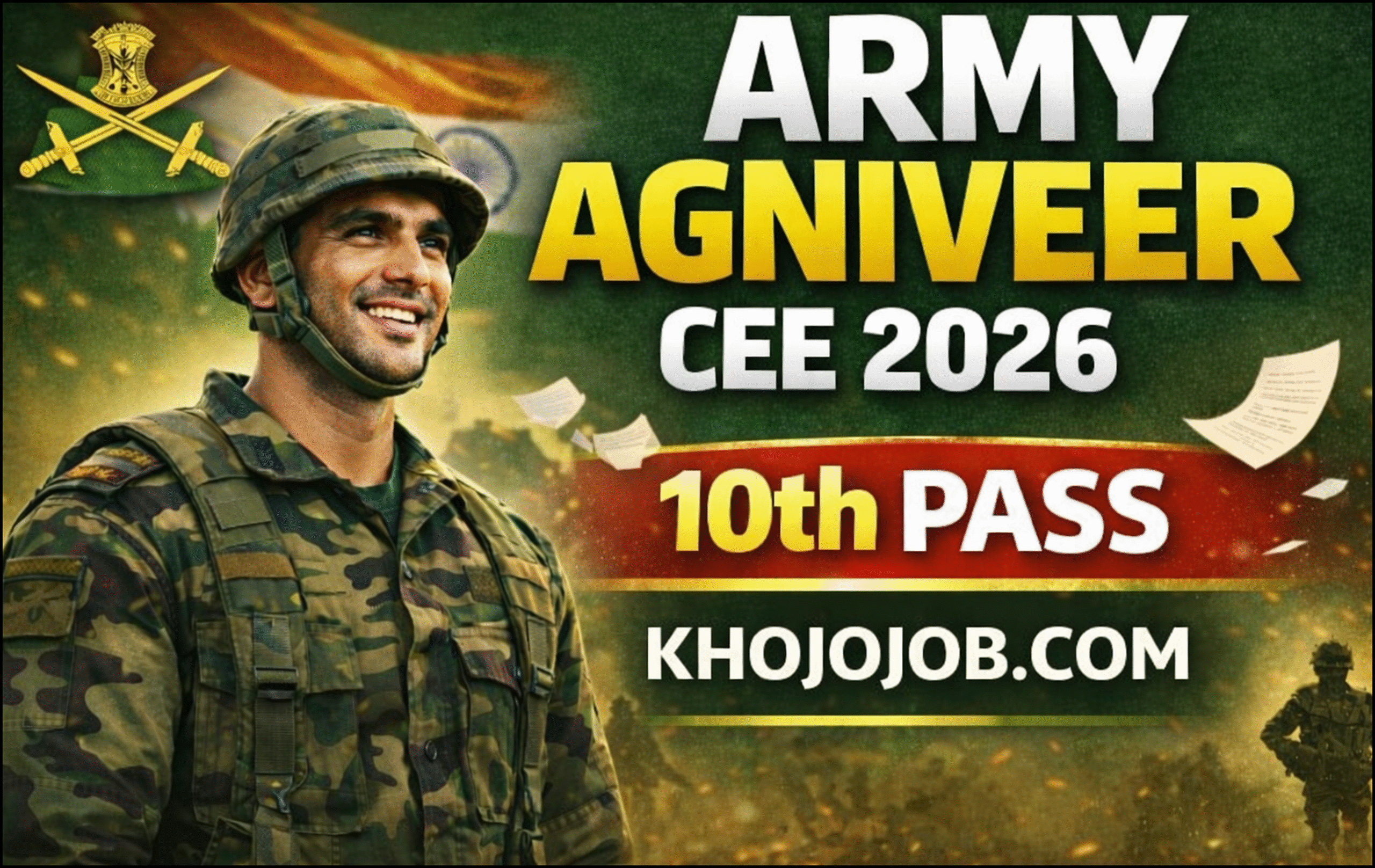 इंडियन आर्मी अग्निवीर (CEE) ऑनलाइन आवेदन शुरू | Indian Army Agniveer CEE Recruitment 2026